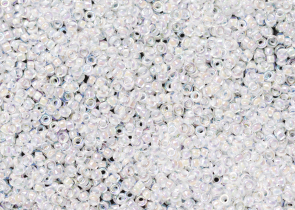 Бисер Япония MIYUKI Seed Beads 15/0 5г 0284 кристалл радужный белая линия внутри — фото 1