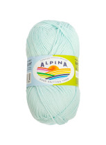 Пряжа ALPINA "BABY SUPER SOFT" 50% хлопок, 50% бамбук 10 * 50г 150 м №06 св.мятный. Цена за упаковку 10 шт — фото 1