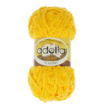 Пряжа ADELIA " NAOMI" 100% акрил 5 * 100 г 24 м №18 жёлтый. Цена за упаковку 5 шт — фото 1