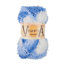 Пряжа VISANTIA " ZIKZAK" 100% полиэстер 5 * 100 г 100 м №1001 ЧЁРНЫЙ. Цена за упаковку 5 шт — фото 2