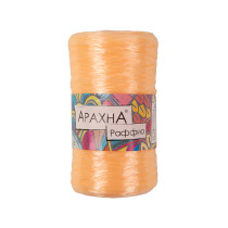Пряжа ARACHNA " Raffia" 100% полипропилен 5 * 50г ± 10 г 200 м №42 чайная роза. Цена за упаковку 5 шт — фото 1