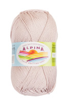 Пряжа ALPINA "ANABEL" 100% мерсеризованный хлопок 10 * 50г 120 м №452 т.бежевый. Цена за упаковку 10 шт — фото 1