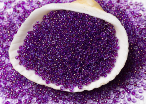 Бисер Япония MIYUKI Seed Beads 15/0 5г 0352 аква блестящий фуксия линия внутри — фото 3