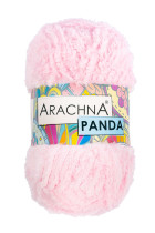 Пряжа ARACHNA "PANDA" 100% микрополиэстер 5 * 100 г 75 м №70 св.розовый. Цена за упаковку 5 шт — фото 1
