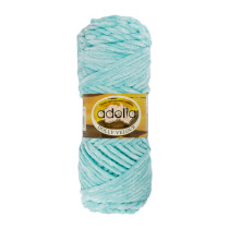 Пряжа ADELIA " DOLLY VELOUR" 100% микрополиэстер 100 г 93 м №41 мятный. Цена за упаковку 5 шт — фото 1