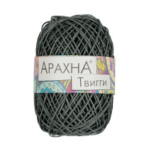 Пряжа ARACHNA " Twiggy" 100% целлюлоза 5 * 50г ± 5 г 80 м №10 серый. Цена за упаковку 5 шт — фото 1