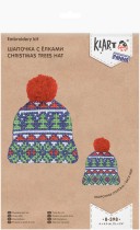 " Klart" набор для вышивания 8- 398 " Шапочка с елками"  — фото 2