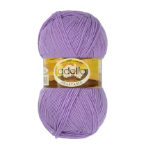 Пряжа ADELIA " ANASTASIA" 100% акрил 5 * 100 г 330 м №19 сиреневый. Цена за упаковку 5 шт — фото 1