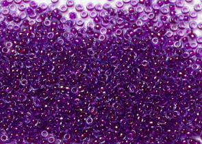 Бисер Япония MIYUKI Seed Beads 15/0 5г 0352 аква блестящий фуксия линия внутри — фото 2