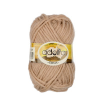 Пряжа ADELIA " EMMA" 80% акрил, 20% шерсть 10 * 50г 50 м №21 бежевый. Цена за упаковку 10 шт — фото 1