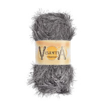 Пряжа VISANTIA " TRAFKA" 100% полиэстер 5 * 100 г 150 м №0036 серый. Цена за упаковку 5 шт — фото 1