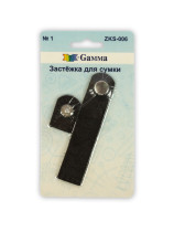 " Gamma" ZKS- 006 Застёжка для сумки, кожа 1 шт. № 005 бежевый — фото 2