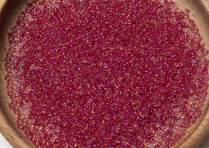 Бисер Япония MIYUKI Seed Beads 15/0 100г 0363 светло-топаз блестящий клюква линия внутри — фото 5