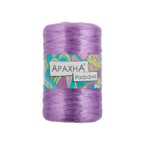 Пряжа ARACHNA " Raffia" 100% полипропилен 5 * 50г ± 10 г 200 м №50 розовая сирень. Цена за упаковку 5 шт — фото 1