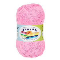 Пряжа ALPINA " XENIA" 100% мерсеризованный хлопок 10 * 50г 240 м №106 розовый. Цена за упаковку 10 шт — фото 1