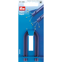 " PRYM" 611260 Игольница- магнит подковообразная 7 см на подложке с европодвесом фиолетовая — фото 1