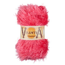 Пряжа VISANTIA " TRAFKA" 100% полиэстер 5 * 100 г 150 м №0105 св. св. зеленый. Цена за упаковку 5 шт — фото 2