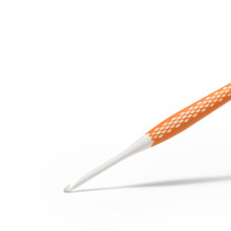 Для вязания " PRYM" 218486 крючок для вязания Ergonomics пластик d 4. 5 мм 16 см в картонной упаковке оранжевый — фото 3