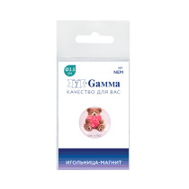 " Gamma" NEM Игольница- магнит в пакете с еврослотом №49 Мишка с сердцем — фото 2