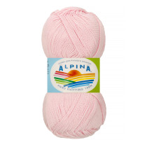 Пряжа ALPINA "HOLLY" 100% мерсеризованный хлопок 10 * 50г 200 м №018 розовый. Цена за упаковку 10 шт — фото 1