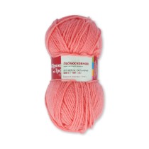 Пряжа из Троицка " Подмосковная" 50% шерсть, 50% акрил 10 * 100 г 250 м №0453 бегония. Цена за упаковку 10 шт — фото 1