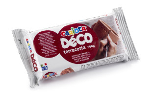 " Carioca" Масса для лепки, " Deco", отвердевающая 500 г терракотовая 30996/ 21 — фото 1
