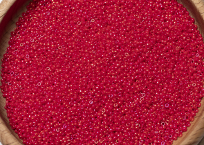 Бисер Япония MIYUKI Seed Beads 15/0 5г 1943 красный непрозрачный блестящий — фото 5