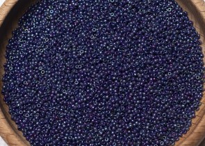 Бисер Япония MIYUKI Seed Beads 15/0 100г 1899 баклажан непрозрачный блестящий — фото 5