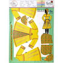 Набор для шитья " DressYourDoll" Одежда для кукол №4 S412- 0402 Fanny Sun Flower — фото 2
