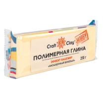 " Craft& Clay" полимерная глина для лепки кукол CCH кашемир 250 г 1807 насыщенный бежевый — фото 1