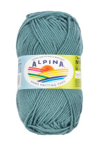 Пряжа ALPINA " MISTY" 70% хлопок, 30% шерсть 10 * 50г 105 м №20 гр. серо- голубой. Цена за упаковку 10 шт — фото 1