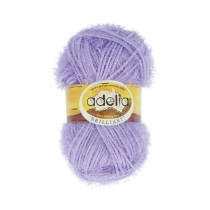 Пряжа ADELIA " BRILLIANT" 100% полиэстер 10 * 50г 90 м №14 св. фиолетовый. Цена за упаковку 10 шт — фото 1
