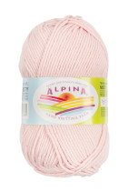 Пряжа ALPINA " MISTY" 70% хлопок, 30% шерсть 10 * 50г 105 м №07 бл. розовый. Цена за упаковку 10 шт — фото 1
