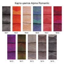 Пряжа ALPINA " ROMANTIC" 100% шерсть 5 * 100 г 300 м №05 синий- зеленый- фиолетовый. Цена за упаковку 5 шт — фото 4