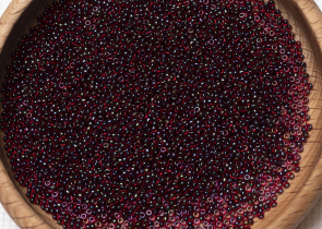 Бисер Япония MIYUKI Seed Beads 15/0 5г 0367 рубин радужный гранатовая линия внутри — фото 5