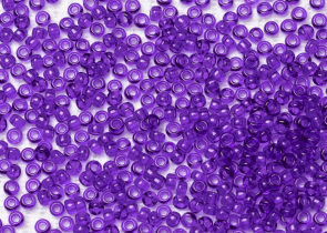 Бисер Япония MIYUKI Seed Beads 15/0 5г 1314 окрашенный красный фиолетовый прозрачный — фото 2