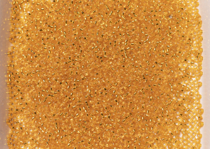 Бисер Япония MIYUKI Seed Beads 15/0 5г 0007 светло-апельсин серебряная линия внутри — фото 4