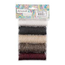 Пряжа ARACHNA " Fibra" Ассорти 100% полиэфир 5 х 20 г 110 м №03 — фото 1