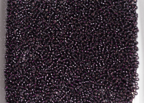 Бисер Япония MIYUKI Seed Beads 15/0 100г 1428 окрашенный вино серебряная линия внутри — фото 4