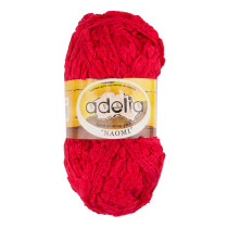 Пряжа ADELIA " NAOMI" 100% акрил 5 * 100 г 24 м №25 красный. Цена за упаковку 5 шт — фото 1