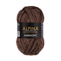 Пряжа ALPINA "HARMONY" 100% мериносовая шерсть 10 * 50г 175 м №04 коричневый. Цена за упаковку 10 шт — фото 1