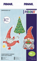 Набор для вышивания "PANNA" IG-7179 "Новогодние гномики" — фото 2
