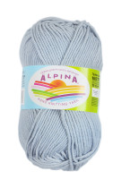 Пряжа ALPINA " MISTY" 70% хлопок, 30% шерсть 10 * 50г 105 м №04 бл. голубой. Цена за упаковку 10 шт — фото 1