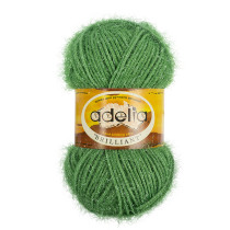 Пряжа ADELIA " BRILLIANT" 100% полиэстер 10 * 50г 90 м №09 св. зеленый. Цена за упаковку 10 шт — фото 1
