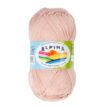 Пряжа ALPINA " SATI" 100% мерсеризованный хлопок 10 * 50г 170 м №008 гр. розовый. Цена за упаковку 10 шт — фото 1