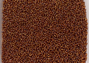 Бисер Япония MIYUKI Seed Beads 15/0 5г 0005L светло-топаз серебряная линия внутри — фото 4