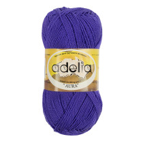 Пряжа ADELIA " AURA" 100% акрил 10 * 50г 250 м №007 ЧЕРНЫЙ. Цена за упаковку 10 шт — фото 2