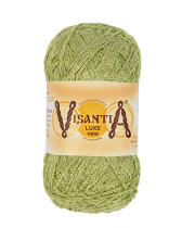 Пряжа VISANTIA " LUXE new" 85% вискоза, 15% люрекс 5 * 100 г 240 м №11 зелёный. Цена за упаковку 5 шт — фото 1