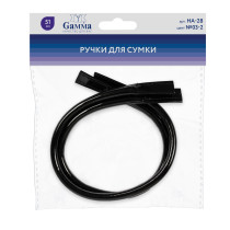 " Gamma" HA- 28 Ручки для сумки 51 см 2 шт. №03- 2 черный лакированный — фото 2
