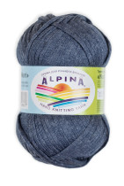 Пряжа ALPINA " NORI" 56% акрил, 44% хлопок 10 * 50г 100 м №01 ЧЕРНЫЙ. Цена за упаковку 10 шт — фото 2